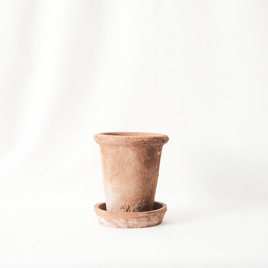 手工瘦高型陶盆